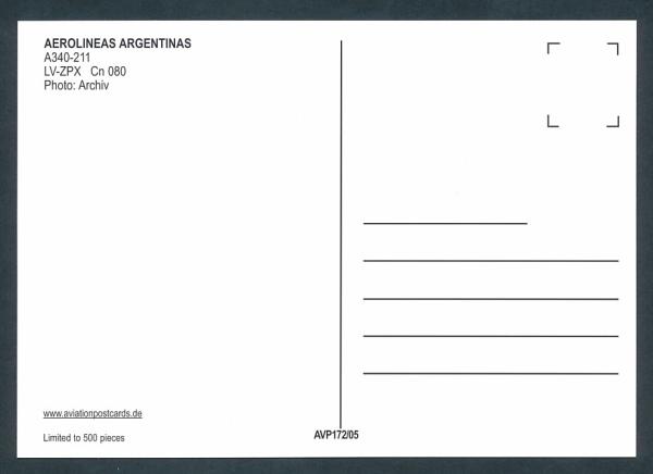 AEROLINEAS ARGENTINAS, A340-211